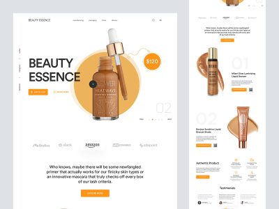 shopify beauty website